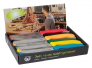 Displaybox gefüllt mit Schneidebär® Frühstücksmessern