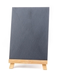 Schiefer Tischtafel mit Bambusständer aus echtem Schiefer